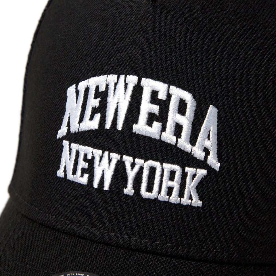 9FORTY Kids A-Frame Trucker College Logo Black Snapback