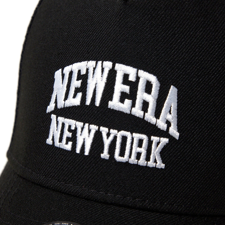 9FORTY Kids A-Frame Trucker College Logo Black Snapback