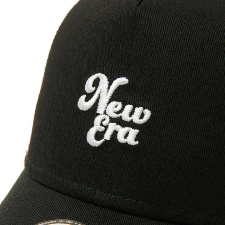 9FORTY Kids A-Frame Trucker Mesh Embroidery Airplane Black/White Snapback