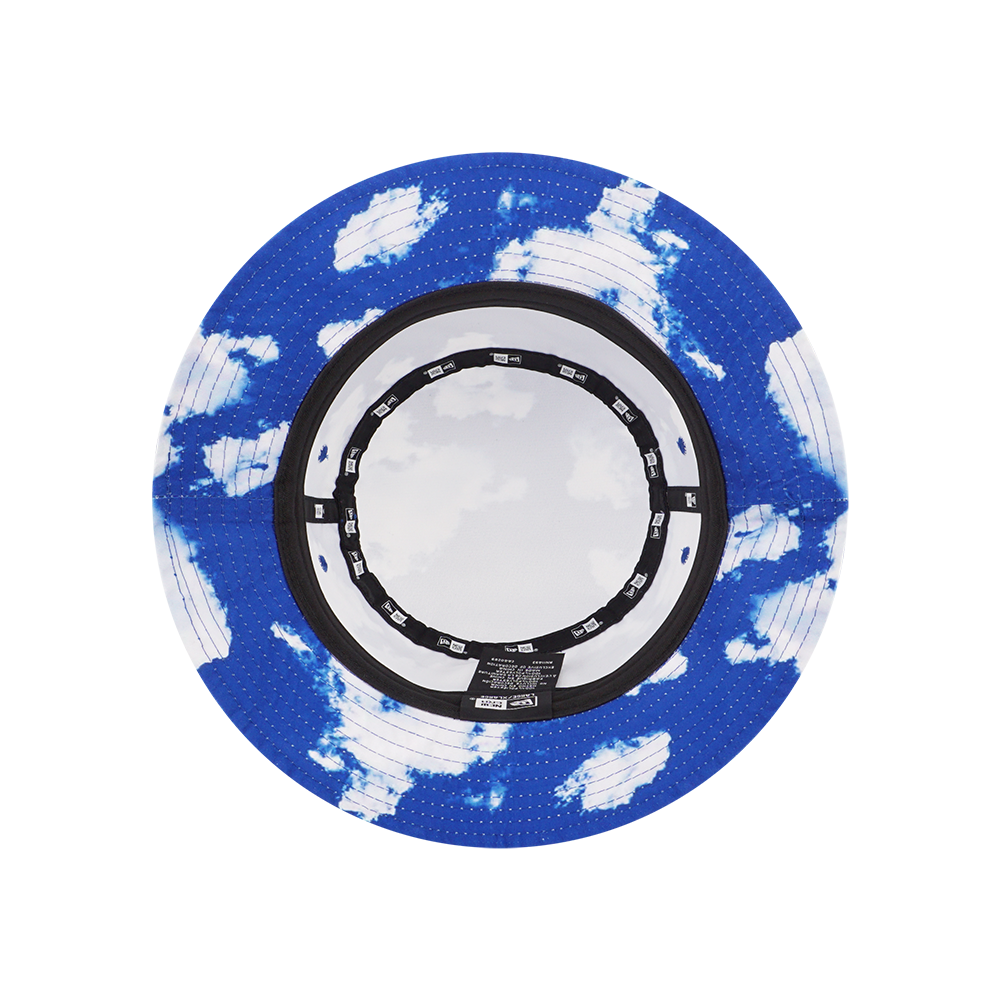 Clouds Allover Blue Bucket