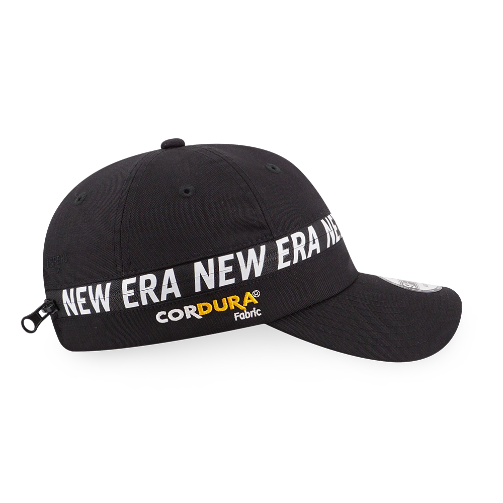 9FORTY Zip Off Cordura Unstructured Black Strapback