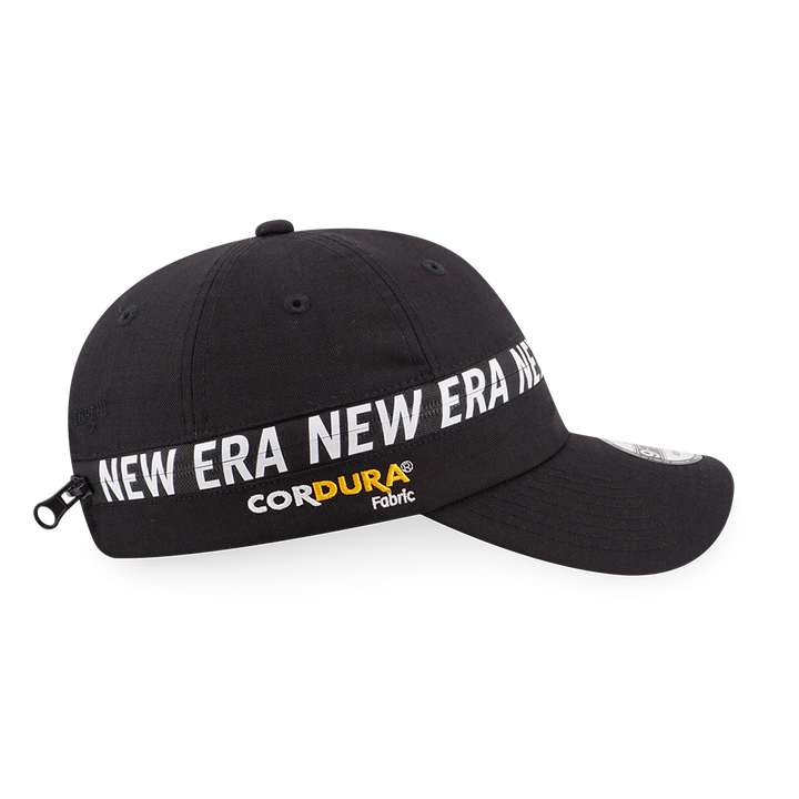 9FORTY Zip Off Cordura Unstructured Black Strapback