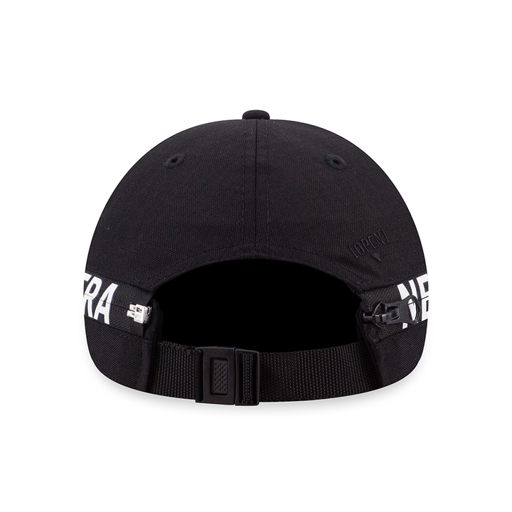 9FORTY Zip Off Cordura Unstructured Black Strapback