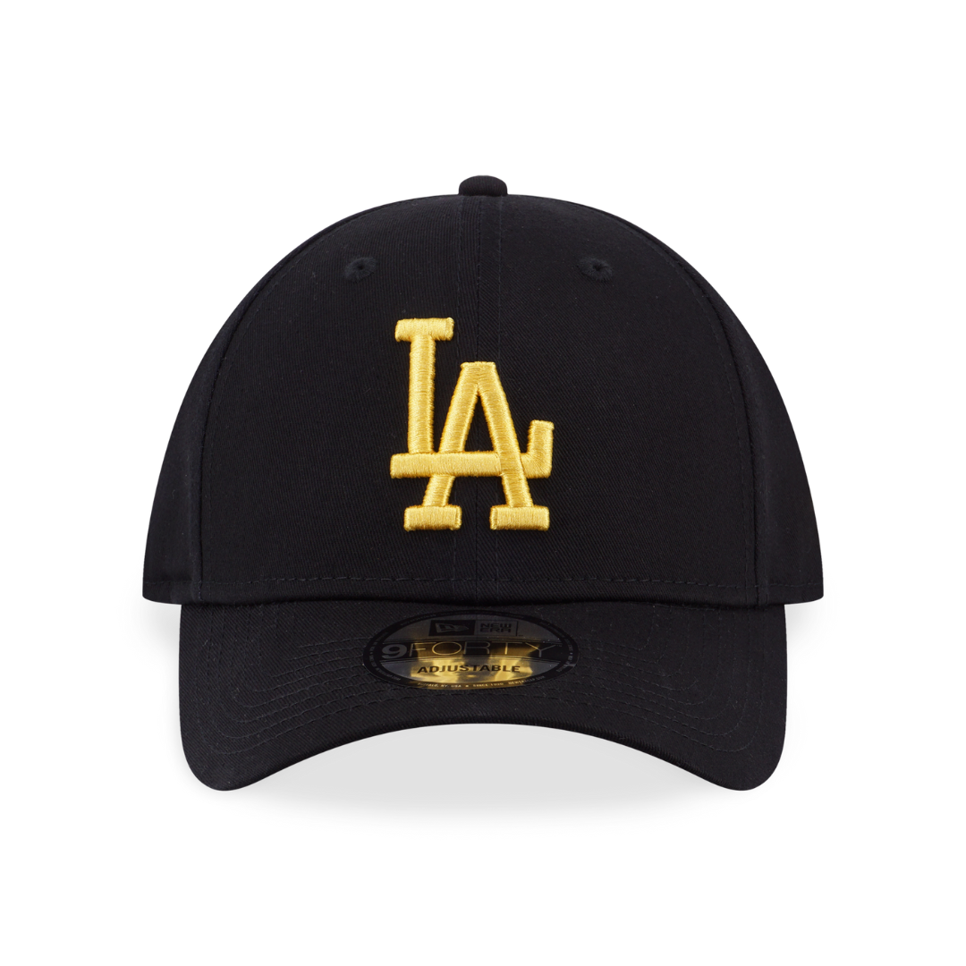 9FORTY Los Angeles Dodgers League Essential Black Adjustable