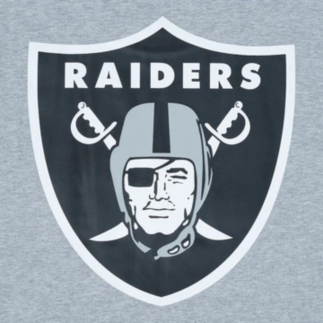 Las Vegas Raiders Gray Short Sleeve T-Shirt