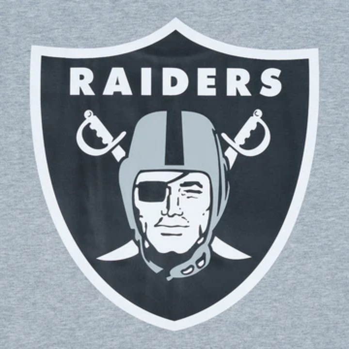 Las Vegas Raiders Gray Short Sleeve T-Shirt