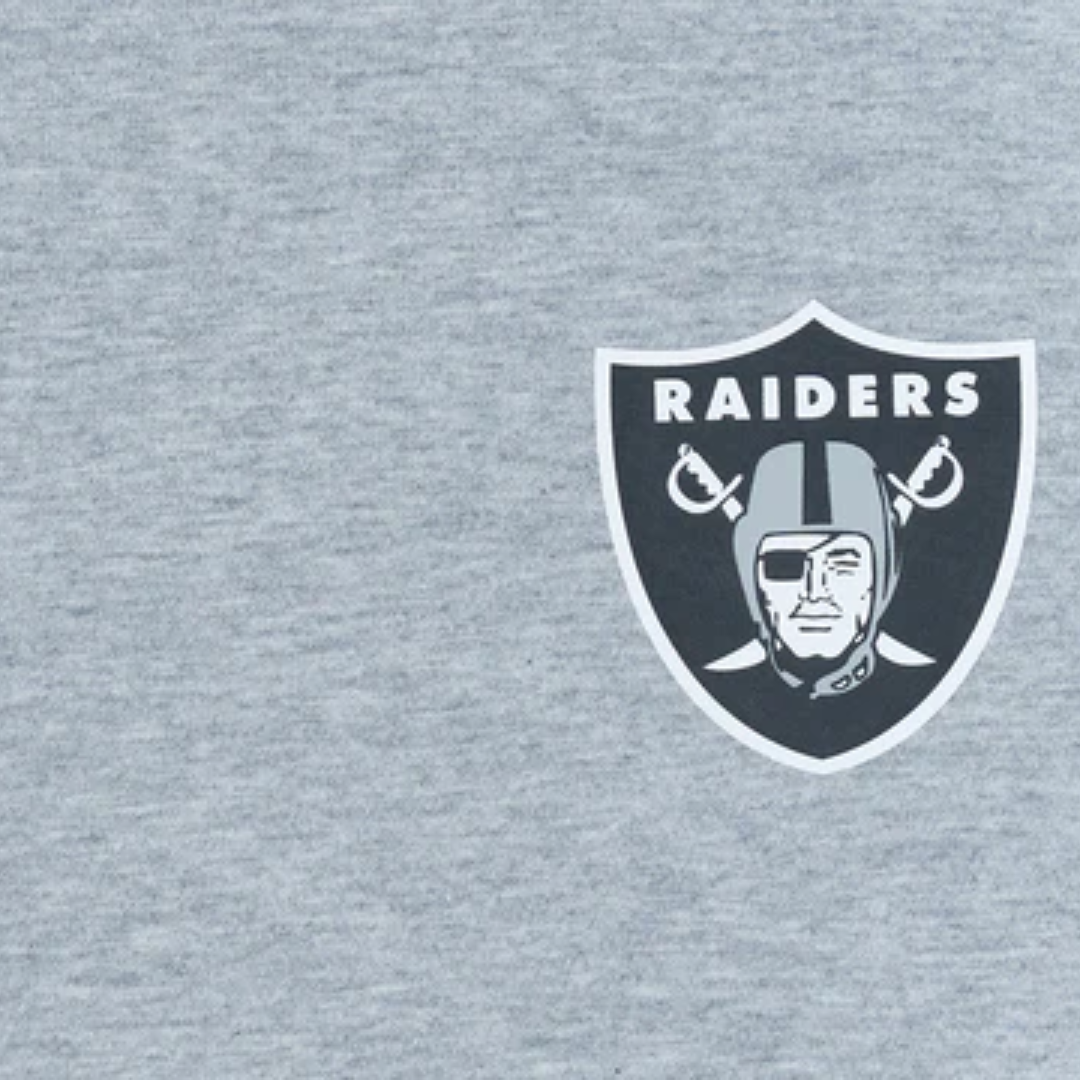 Las Vegas Raiders Gray Short Sleeve T-Shirt