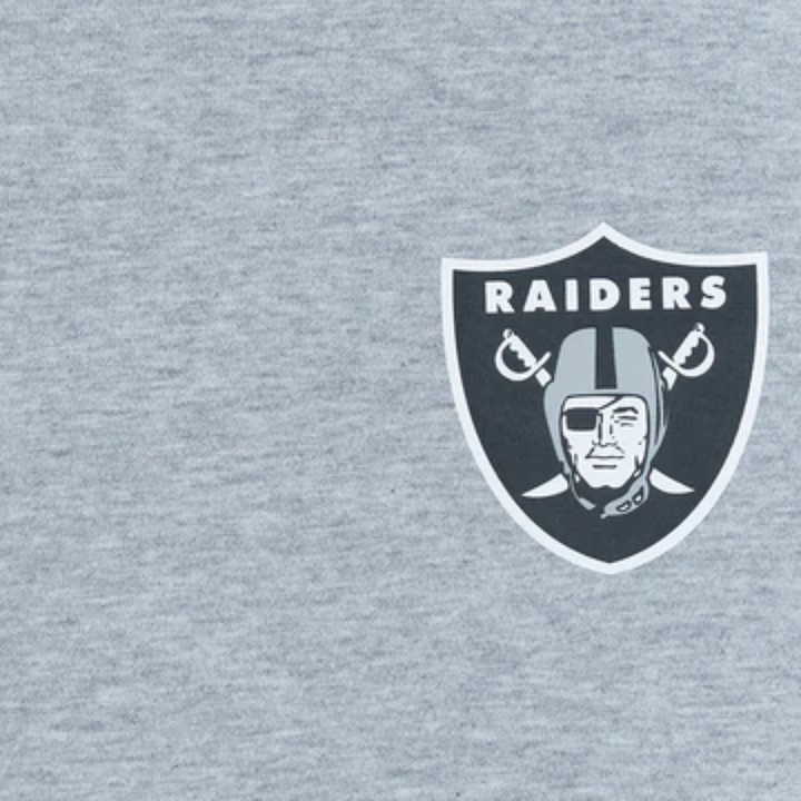 Las Vegas Raiders Gray Short Sleeve T-Shirt