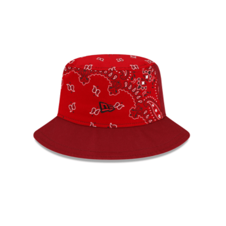 Paisley Patchwork Red Bucket