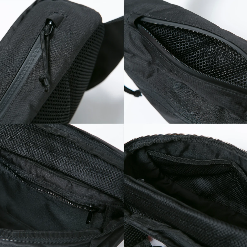 Explorer Black Waist Bag