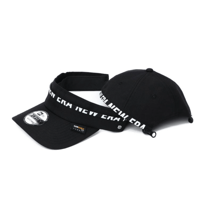 9FORTY Zip Off Cordura Unstructured Black Strapback