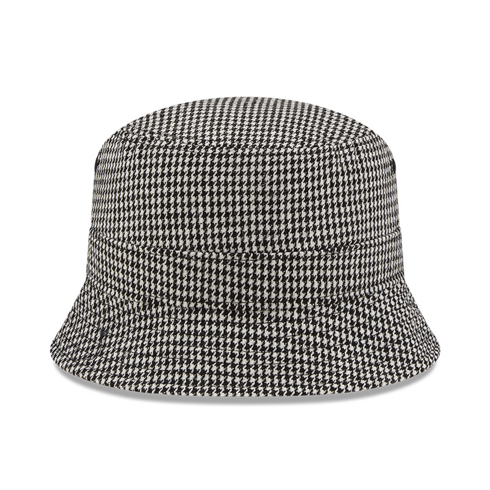 Houndstooth Black Bucket