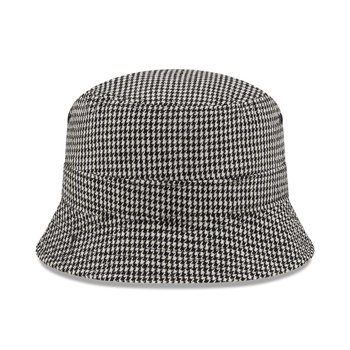 Houndstooth Black Bucket