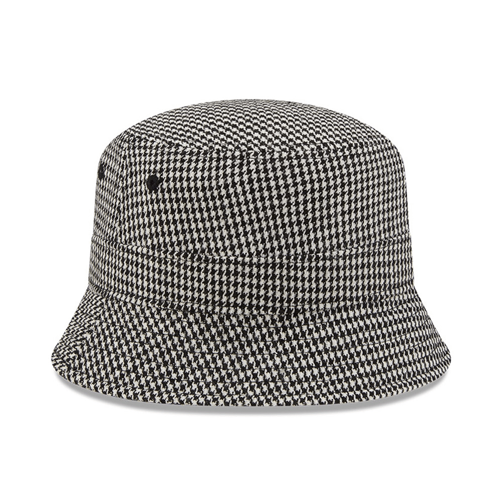 Houndstooth Black Bucket
