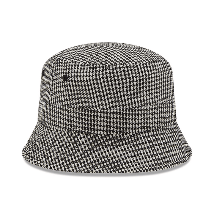 Houndstooth Black Bucket
