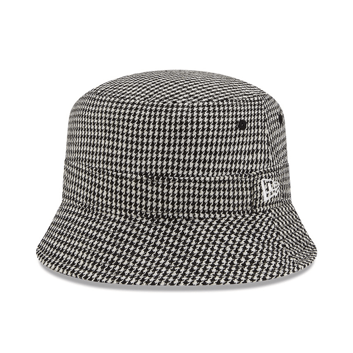 Houndstooth Black Bucket