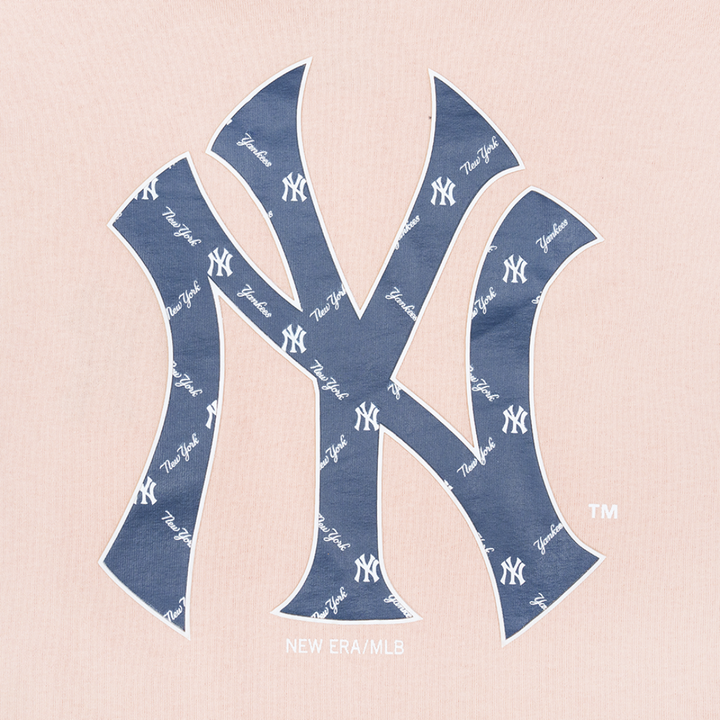 Women New York Yankees Monogram Blush Sky Long Sleeve T-Shirt