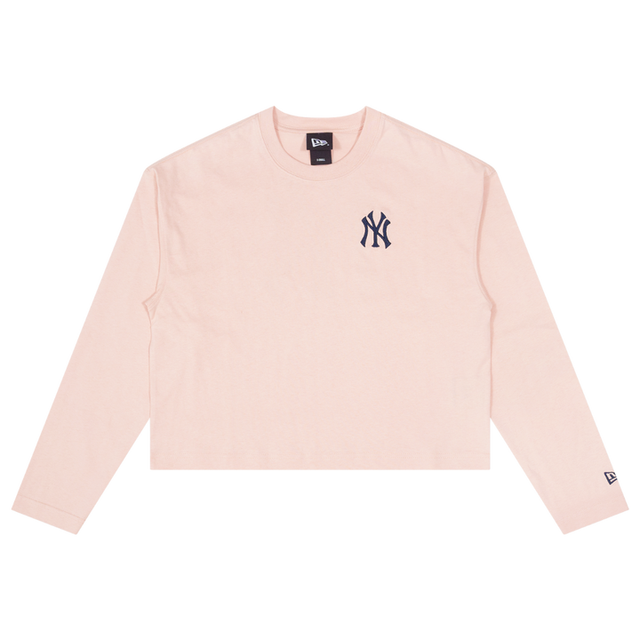 Women New York Yankees Monogram Blush Sky Long Sleeve T-Shirt